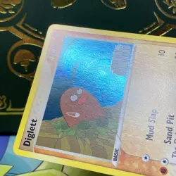 Pokemon TCG Diglett 50/100 Holo EX Crystal Guardians Stamped Card NM - Image 5