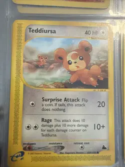 Pokemon Teddiursa 109/144 Skyridge Regular Card - Image 1