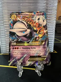 Pokemon TCG M Mewtwo EX 63/162 --Breakthrough Holo Card - Image 1
