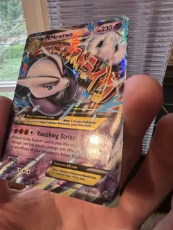Pokemon TCG M Mewtwo EX 63/162 --Breakthrough Holo Card - Image 3