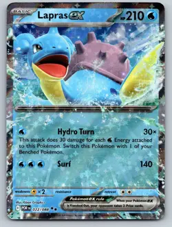 Lapras ex 022/088 Perfect Order Near Mint Pokemon Card - Image 1