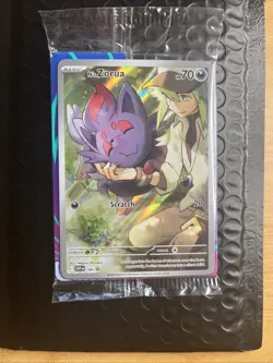 Pokemon TCG Journey Together N's Zorua 189 ETB Promo Card Sealed - Image 1