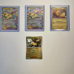 Pikachu Pokemon Card Lot holo, Promo, Ex Ascended Heroes - Image 1