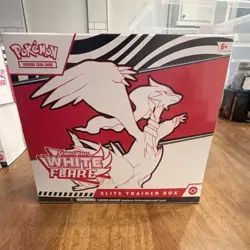Lot of 6 Pokemon TCG Scarlet & Violet—White Flare Elite Trainer Box Cards 2025 - Image 1