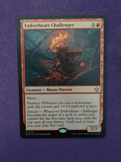 ~ Emberheart Challenger ~ NM Foil ~ Bloomburrow ~ MTG ~ - Image 1