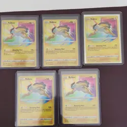 Pokemon Card Lot (5) Raikou Amazing Rare Vivid Voltage #050/185 Holo - Image 1