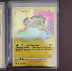Pokemon Card Lot (5) Raikou Amazing Rare Vivid Voltage #050/185 Holo - Image 3
