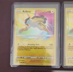 Pokemon Card Lot (5) Raikou Amazing Rare Vivid Voltage #050/185 Holo - Image 4