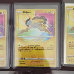 Pokemon Card Lot (5) Raikou Amazing Rare Vivid Voltage #050/185 Holo - Image 5