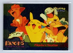 1999 Topps Pokemon TV Animation Foil Pikachu's Vacation #42 - Image 1