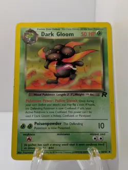 Pokemon TCG - Dark Gloom 36/82 Team Rocket Regular MP - Image 1