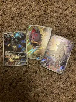 Pokemon N’s Zekrom, Reshiram, & Zorua Card Lot (3 Cards) - Image 1