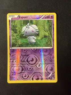 Espurr 42/106 Pokemon TCG Flashfire Reverse Holo MP/LP - Image 1