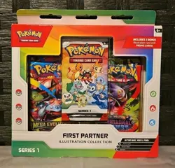Pokemon TCG First Partner Illustration Collection Series 1 New Factory Sealed - Image 1