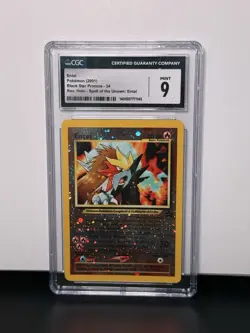 Pokemon TCG Entei Black Star Promos Rev. Holo CGC MINT 9 - Image 1