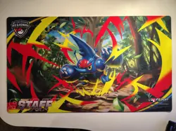 Pokemon STAFF Mega Heracross Regional Championship Playmat - Image 1
