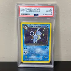 2000 Pokemon Rocket #3 Dark Blastoise-Holo PSA 6 EX-MT 3/82 - Image 1