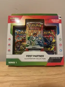 Pokemon TCG First Partner Illustration Collection Series 1 Box Sealed Promo - Image 1