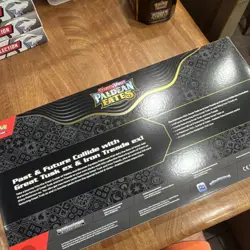 Pokemon TCG Scarlet & Violet Paldean Fates Great Tusk ex Iron Treads ex Box - Image 3