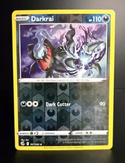 Pokemon TCG - Darkrai - 167/264 - Reverse Holo - Fusion Strike (2021) - LP/NM - Image 1