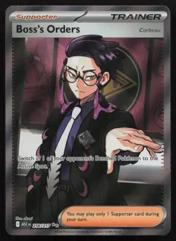 Boss's Orders [Corbeau] 256/217 Ultra Rare Ascended Heroes Pokemon Holo NM - Image 1