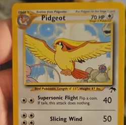 Pokemon Pidgeot Southern Islands Promo 2/18 70 HP Stage 2 Regular English - Image 2