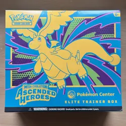 Pokemon TCG: Ascended Heroes Pokemon Center ETB | SEALED Elite Trainer Box New - Image 1