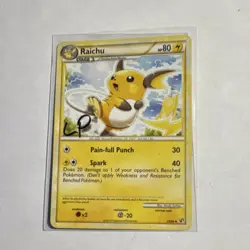 Pokemon TCG Raichu 33/90 Undaunted Regular Uncommon Stage 1 80 HP English LP - Image 1