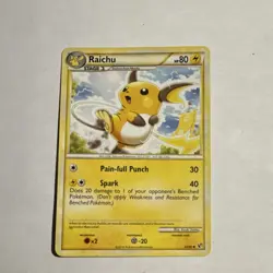 Pokemon TCG Raichu 33/90 Undaunted Regular Uncommon Stage 1 80 HP English LP - Image 2