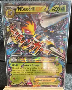 Pokemon M Beedrill EX Holo Promo XY158 Mega 200 HP XY English - Image 1