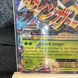 Pokemon M Beedrill EX Holo Promo XY158 Mega 200 HP XY English - Image 4