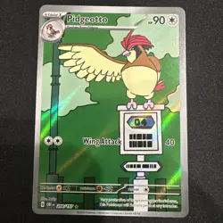 Pidgeotto 208/197 Pokemon 2023 SV Obsidian Flames Illustration Rare TCG NM - Image 1