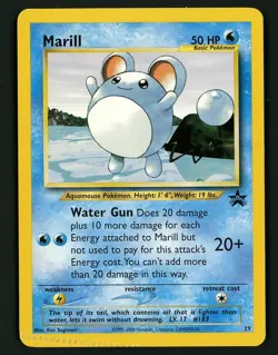 Marill LP 29 - Crimp Error - WOTC Black Star Promo - Pokemon - Image 1