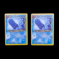 2000 Pokemon 1st Ed. Neo Destiny Dark Omanyte #37 Near Mint Lot of 2 - Image 1