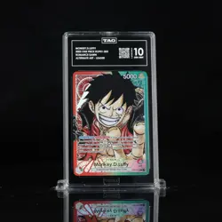 One Piece Monkey D Luffy OP01-003 Leader Parallel Romance Dawn TAG 10 - Image 1