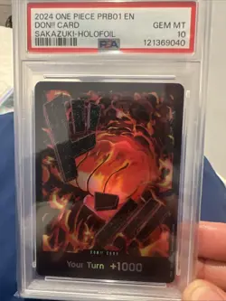 One Piece DON!! Sakazuki Textured Foil PRB01 Premium Booster The Best PSA 10 💎 - Image 1