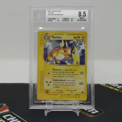 BGS 8.5 Raichu Holo #25/165 Expedition Italiano Pokemon Cards - Image 1
