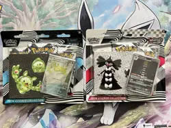 Pokemon Black Bolt and White Flare Tech Sticker Collection Set of 2 (4) - Image 1