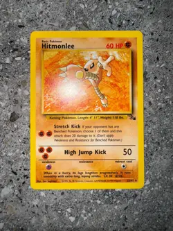 Pokemon TCG Cards Hitmonlee 22/62 Fossil Rare EXC - Image 3
