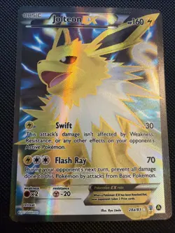 Jolteon EX 28a/83 Pokemon TCG Generations Full Art Holo - Image 1