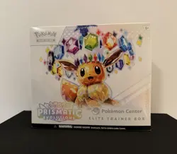 Prismatic Evolutions Pokemon Center Exclusive ETB - Sealed With Acrylic Display - Image 2
