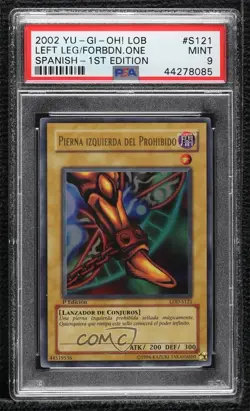 Left Leg of the Forbidden One Spanish 1st Ed. YuGiOh end Blue Eyes White Dragon - Image 1