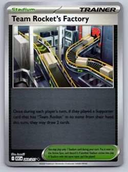 TEAM ROCKET'S FACTORY 203/217 UC ASCENDED HEROES POKEMON NM/M - Image 1