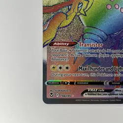 Regieleki Vmax - 198/195 Silver Tempest Rainbow Pokemon - NM/MINT - Image 5