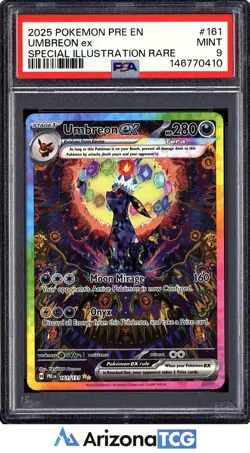 Pokemon 2025 Umbreon ex 161/131 SIR Prismatic Evolutions PSA 9 - Image 1