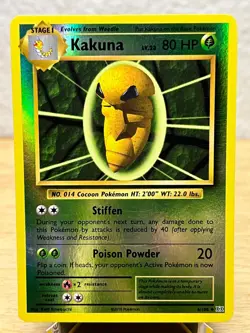 Evolutions Kakuna 6/108 Uncommon Pokemon Reverse Holo LP - Image 1