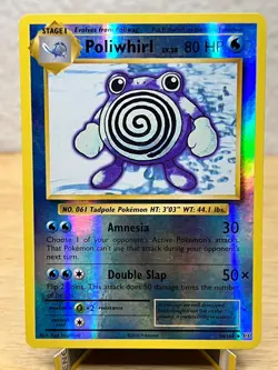 Evolutions Poliwhirl 24/108 Uncommon Pokemon Reverse Holo LP - Image 1