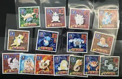 Pokemon Amada Sticker Lot 1997 3 - Image 1