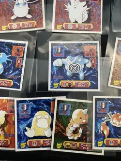 Pokemon Amada Sticker Lot 1997 3 - Image 5