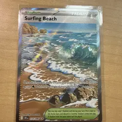 Surfing Beach 114/086 Pokemon Chaos Rising Full Art NM - Image 1